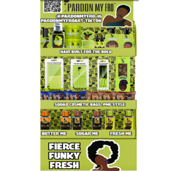 Pardon My Fro 55 Piece Floor Display